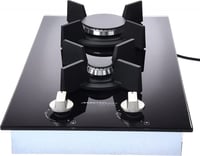 سطح 30سم زجاج 2عيون غاز شبك ثقيل اشعال ذاتي ايطالي