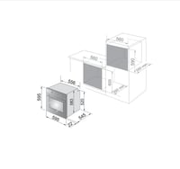 ELBA فرن بلت ان كهرباء ايطالي 60 سم 9 وظائف 69 لتر...