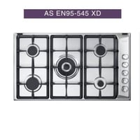 سطح 90 سم 5 عيون غاز اشعال ذاتي امان ايطالي البا E...