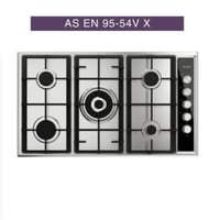 5 شعلات غاز و1 شعلة ووك مركزية ثلاثية الحلقات