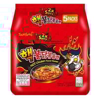 مكرونة رامن التحدي 2x دبل سبايسي عبوة 5 أكياس_ كور...