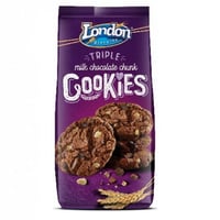 لندن كوكيز بالشوكولاتة الثلاثية 160جم _ المملكة ال...