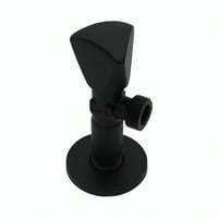 محبس زاوية نحاس أسود عالي الجودة 1/2" أسود كوالتي