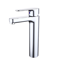 خلاط مغسلة نحاسي اتوماتيك طويل بتصميم عصري متألق 3...