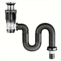 لي هراب مغسلة مزدوجة بتصميم انسيابي ومرن مخرجين