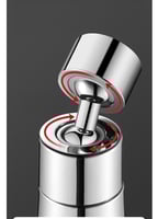 رأس خلاط مطبخ متحرك بتصميم أنيق