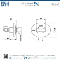 خلاط دش او شطاف إيطالي مخرج واحد متميز بتصميم أنيق