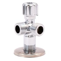 محبس زاوية مخرجين نحاس كروم عالي الجودة