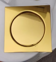 صفاية استانلس ستيل فاخرة 15*15 سم ذهبية HIGH NASH