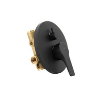 خلاط دش أسود إيطالي بتصميم دائري فاخر 1001