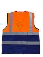 سترة CAT-HI-VIS ذات الجيوب السحابية