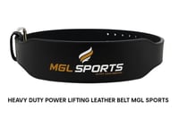 حزام رفع الأثقال الجلدي من إم جي إل سبورتس