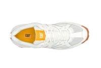 حذاء كات أبيض شبكي من الجلد للرجال