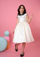 فستان اطفال ابيض كت