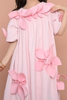 فستان اطفال وردي فاتح