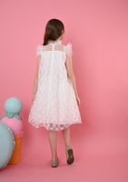 فستان اطفال مطرز ترتر