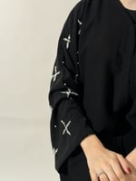 عباية جود تطريز أبيض