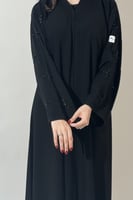 عباية جود تطريز أسود