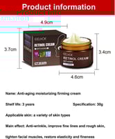 كريم ريتينول المضاد للشيخوخة لشد البشرة مع حمض اله...