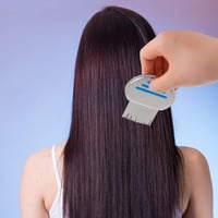 مشط ستانلس ستيل مقاوم للصداء لازالة القمل والصبئان...