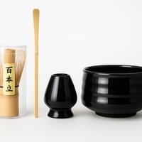 طقم ادوات الماتشا اسود