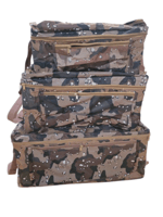 شنطة عزبه حديد لون جيشي عدة احجام