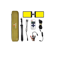 لمبة سنارة مزدوجة للتخييم مع قاعدة ثلاثية قوية واض...