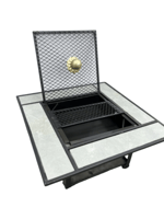 منقل مربع بحواف سراميك