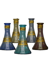 زجاج شيشة شفاف مقاس 26