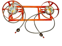 موقد غاز عينين دائري للرحلات