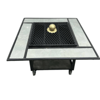 منقل مربع بحواف سراميك