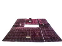 طقم جلسة أرضية تنزاني بنقوش عصرية