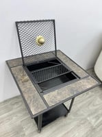 منقل مربع بحواف سراميك