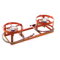 موقد غاز عينين دائري للرحلات