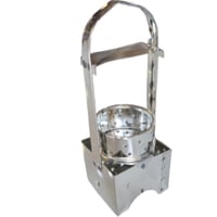 منقل صاج دورين مربع للشيشه صغير