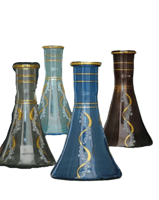 زجاج شيشة شفاف مقاس 26