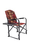 كرسي تخييم قابل للطي مع مسند للذراعين وطاولة جانبي...