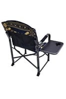 كرسي تخييم قابل للطي مع مسند للذراعين وطاولة جانبي...