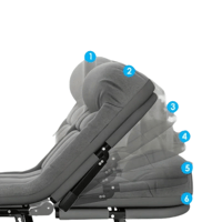 سرير تخييم قابل للطي