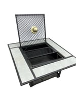 منقل مربع بحواف سراميك