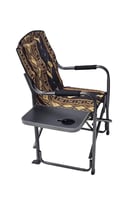 كرسي تخييم قابل للطي مع مسند للذراعين وطاولة جانبي...