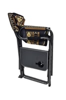 كرسي تخييم قابل للطي مع مسند للذراعين وطاولة جانبي...