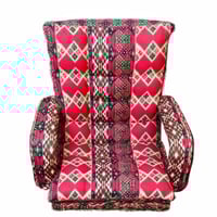 كرسي ارضي سدو بذراعين اسفنج مبطن