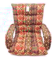 كرسي ارضي سدو بذراعين اسفنج مبطن