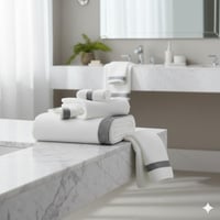 بكج مناشف ابيض اوف وايت ملكي