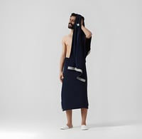 بكج مناشف أسود ملكي