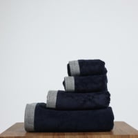 بكج مناشف أسود ملكي