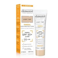 إلمنتري واقي شمس كريم اساس لايت فاتح SPF +50 حجم 5...