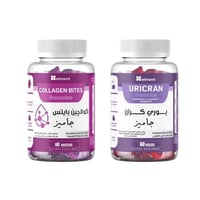 باقة المرآة عبوة كولاجين بايتس مع عبوة يوري كران ج...