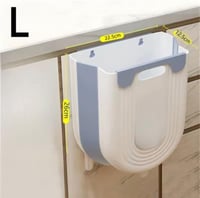 سلة مهملات معلقة قابلة للطي، مصممة خصيصًا للاستخدا...